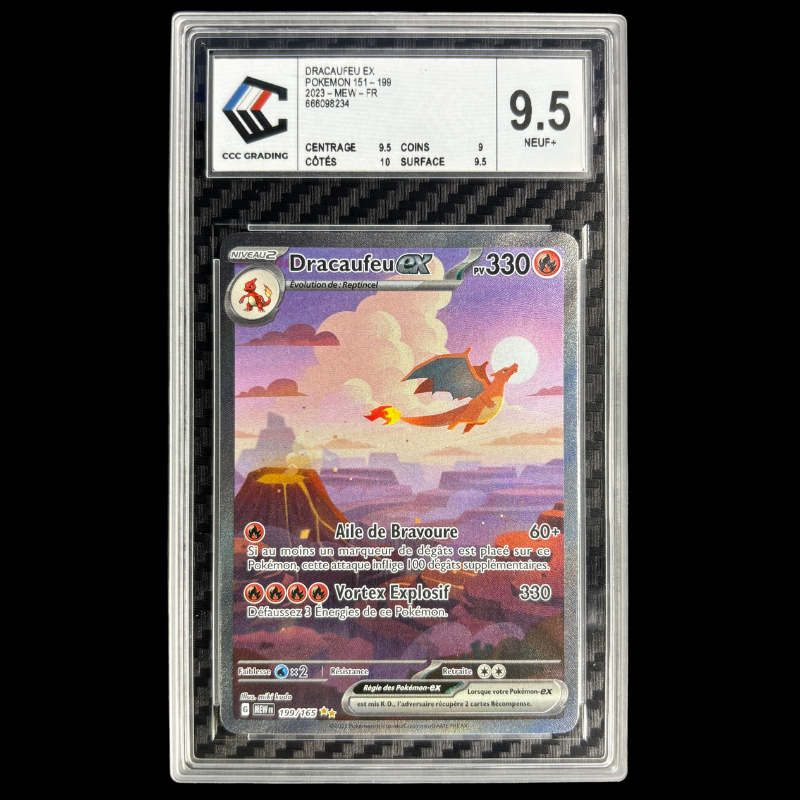 Dracaufeu EX 199/165 CCC 9,5