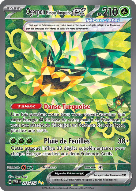 Ogerpon Masque Turquoise ex 211/167 - Mascarade Crépusculaire