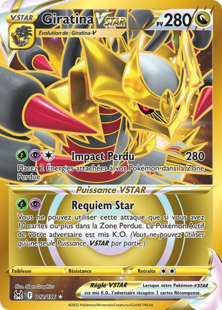 Giratina-VSTAR 212/196 - Origine Perdue