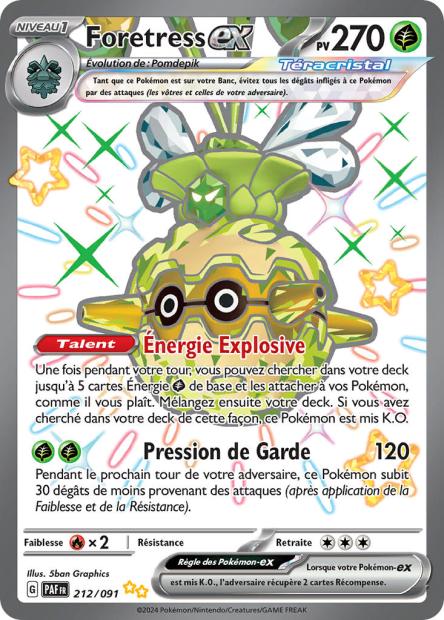 Foretress-ex 212/091 - Destinées de Paldea