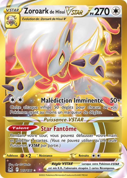 Zoroark de Hisui-VSTAR 213/196 - Origine Perdue