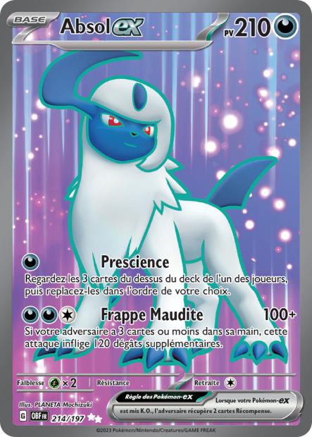 Absol-ex 214/197 - Flammes Obsidiennes