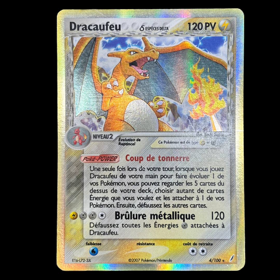 Dracaufeu 4/100 Gardiens de cristal – EXC+