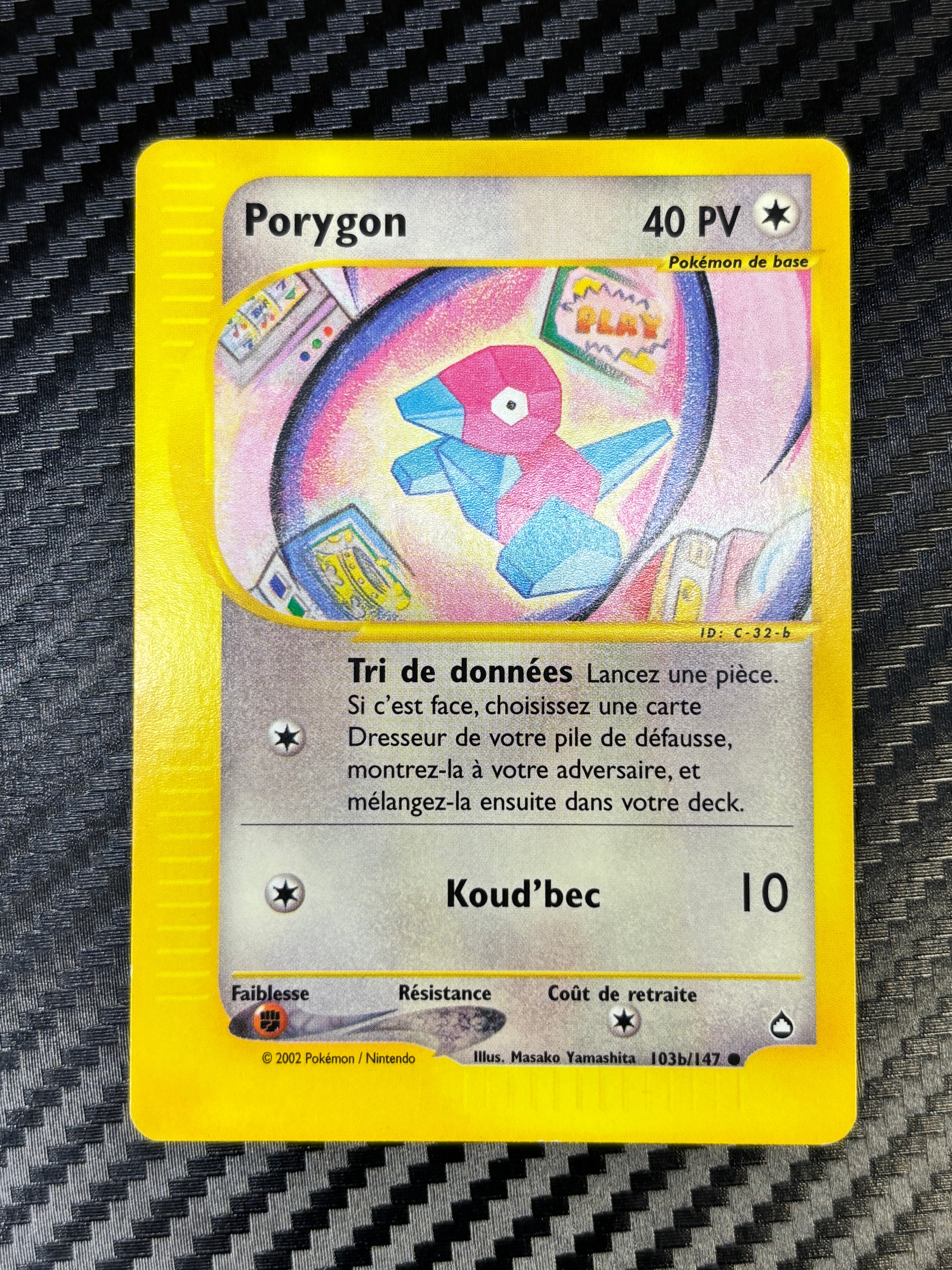 Porygon 103b/147 - Aquapolis - NM