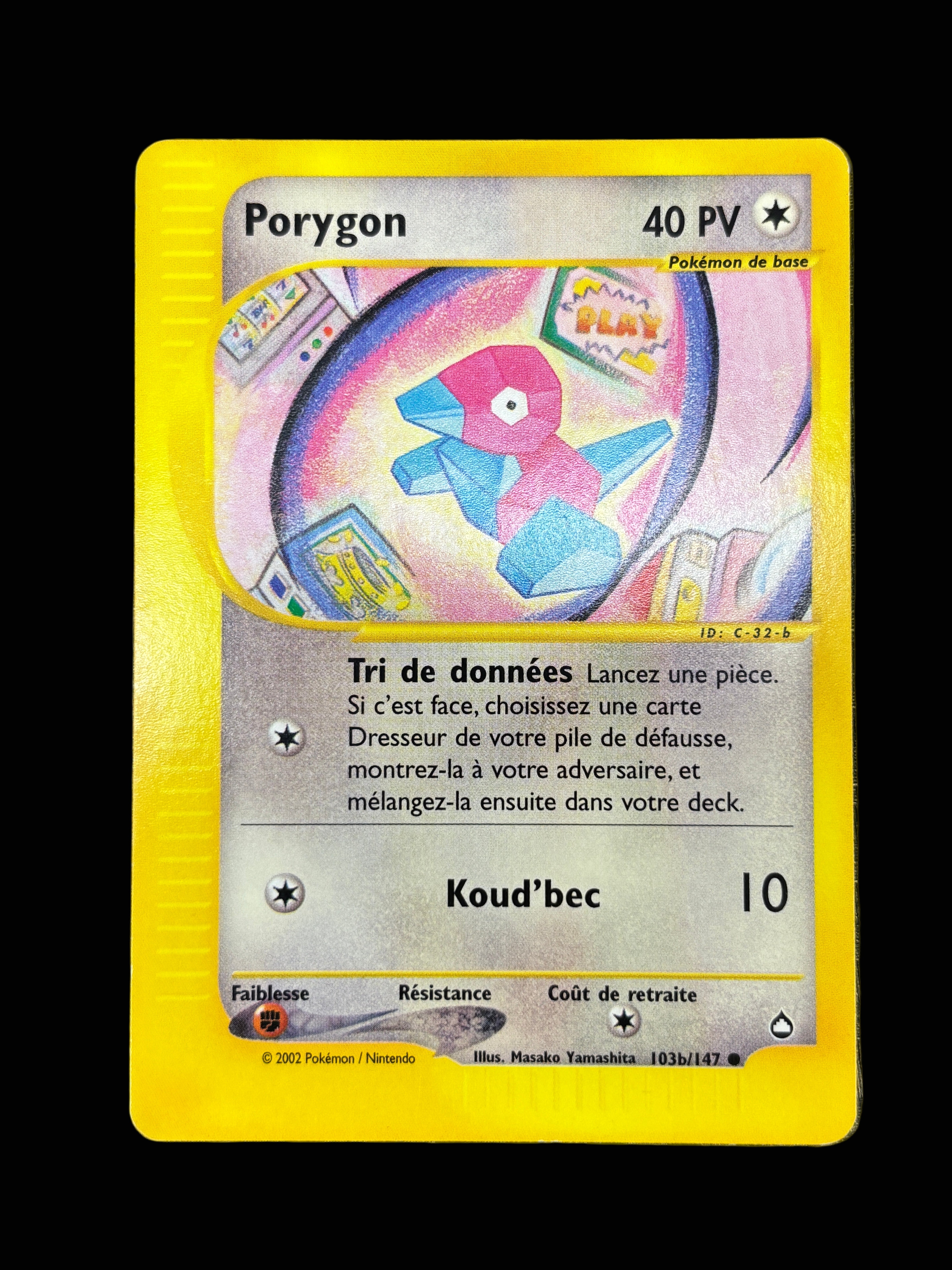 Porygon 103b/147 - Aquapolis - NM