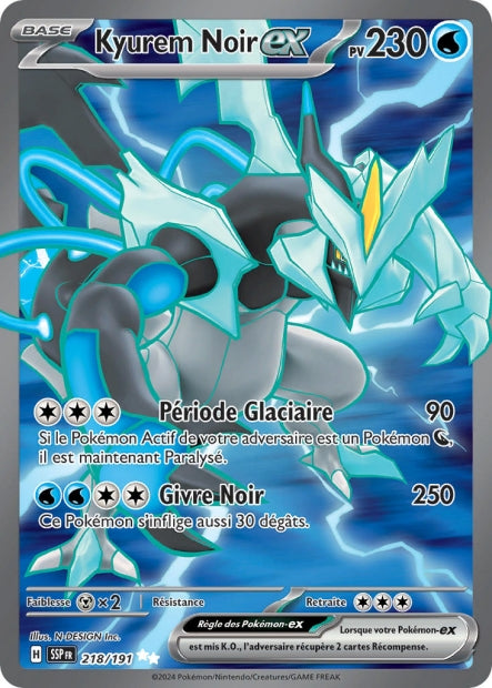 Kyurem Noir ex 218/191 - Étincelles Déferlantes