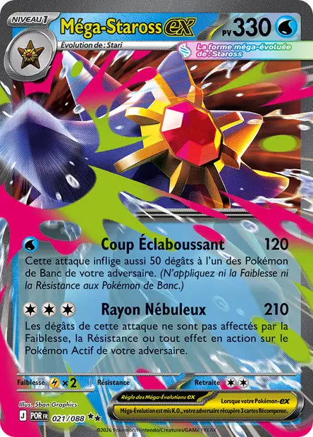 Méga-Staross ex 021/088 - Equilibre parfait