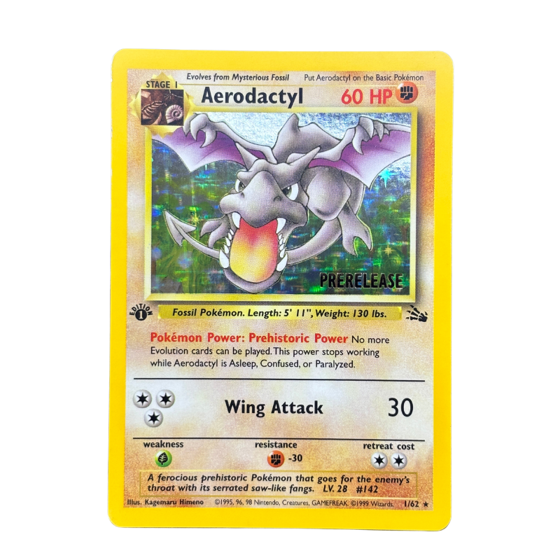 Aerodactyl 1/62 Fossile ( prerelease) - NM