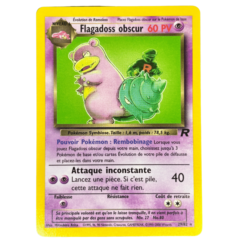Flagadoss obscur 29/82 - Team Rocket - NM