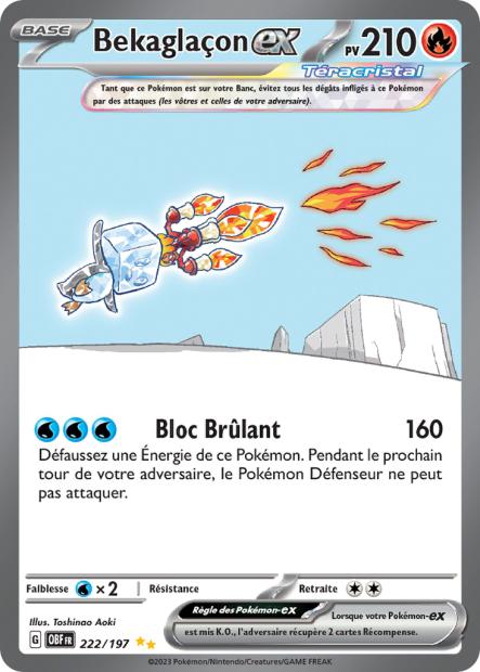 Bekaglaçon-ex 222/197 - Flammes Obsidiennes