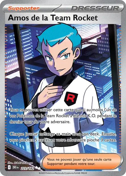 Amos de la Team Rocket 223/182 - Rivalités Destinées