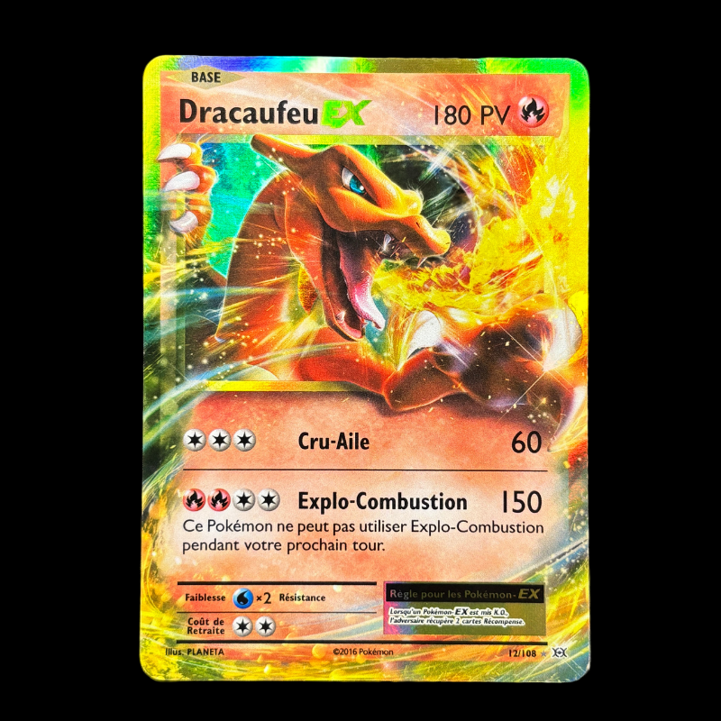 Dracaufeu EX 12/108 - Évolutions
