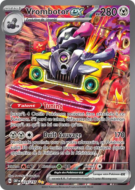 Vrombotor-ex 224/197 - Flammes Obsidiennes