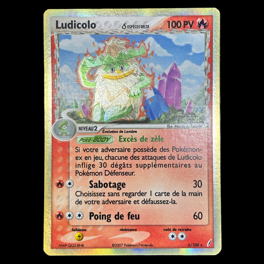 Ludicolo 6/100 Gardiens de cristal – EXC+