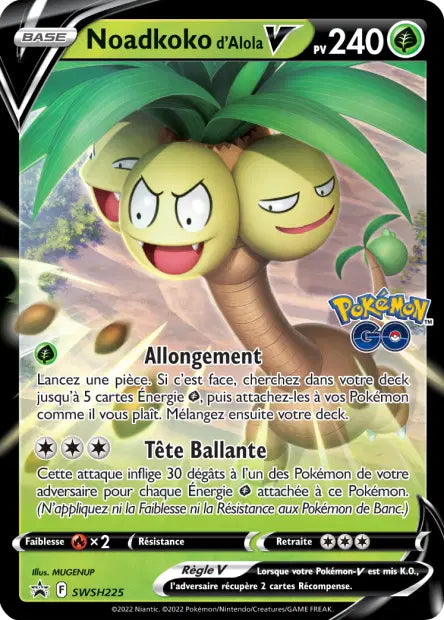 Noadkoko d'Alola-V SWSH225 - Promo SWSH