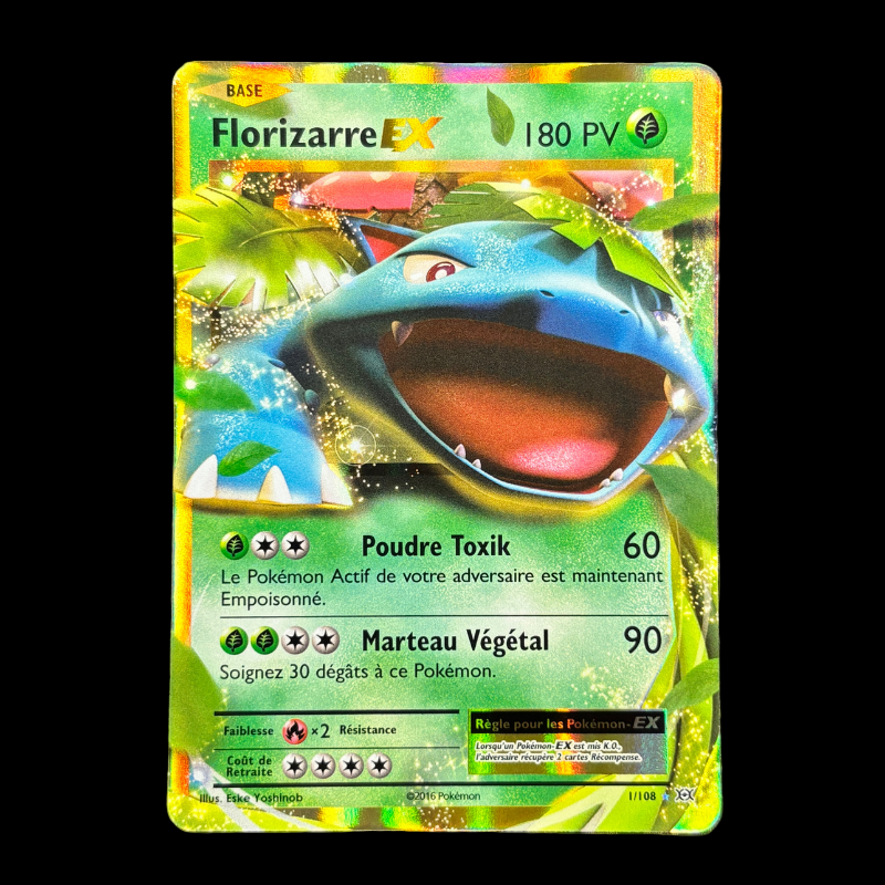 Florizarre EX 1/108 - Évolutions