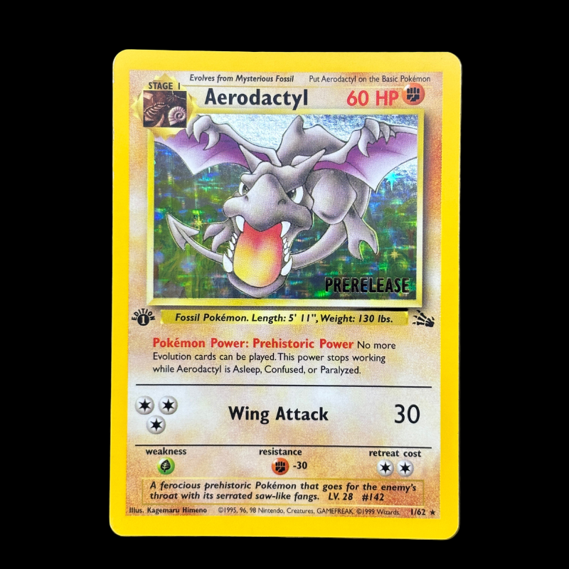 Aerodactyl 1/62 Fossile ( prerelease) - NM