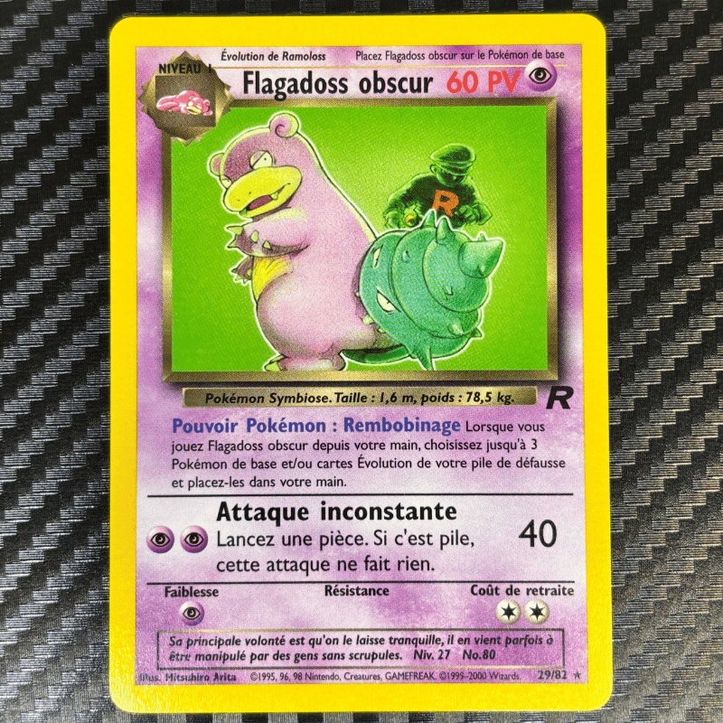 Flagadoss obscur 29/82 - Team Rocket - NM