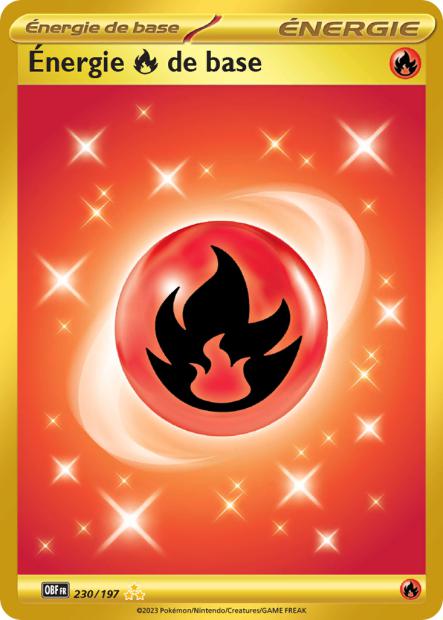 Énergie de base 230/197 - Flammes Obsidiennes