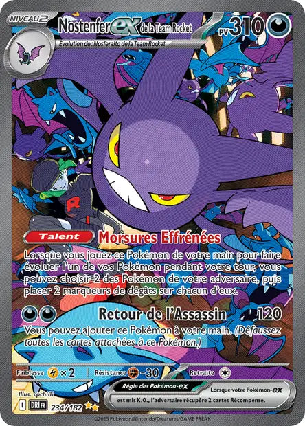 Nostenfer ex de la Team Rocket 234/182 - Rivalités Destinées