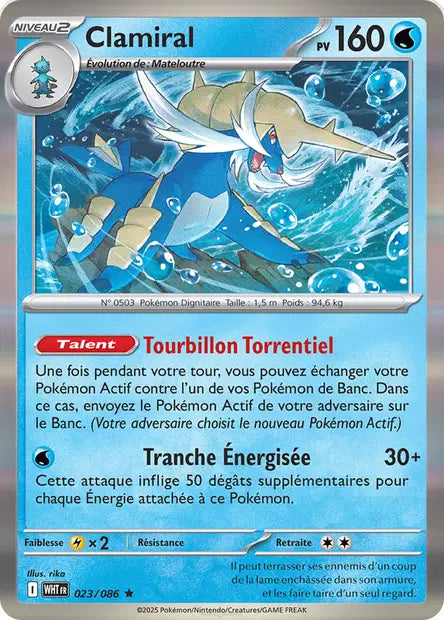 Clamiral 023/086 Masterball - Flamme blanche