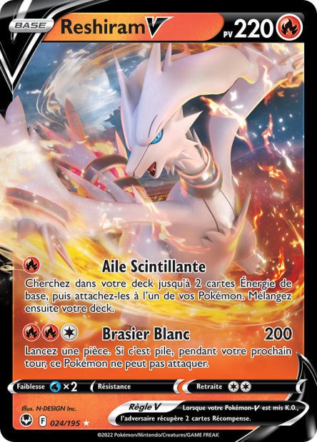 Reshiram-V 024/195 - Tempête Argentée