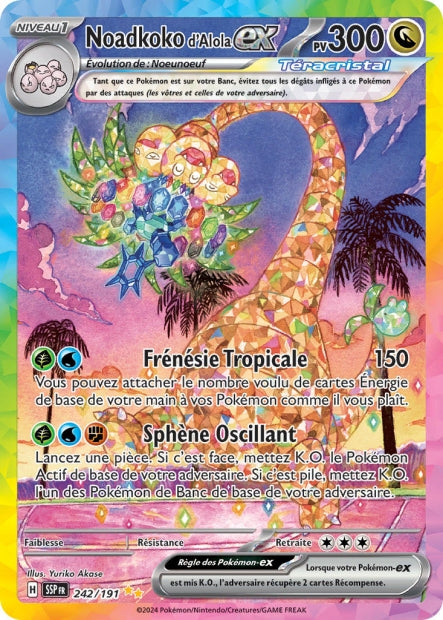 Noadkoko d'Alola ex 242/191 - Étincelles Déferlantes