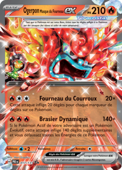 Ogerpon Masque du Fourneau-ex 017/131 - Évolutions Prismatiques