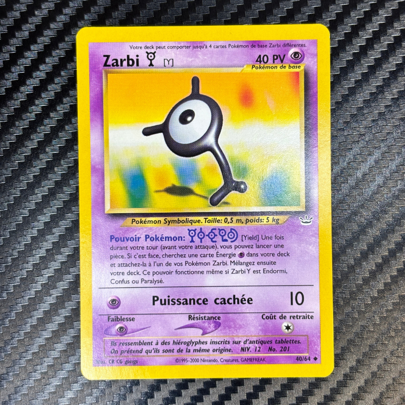 Zarbi Y 40/64 - Neo Revelation- NM