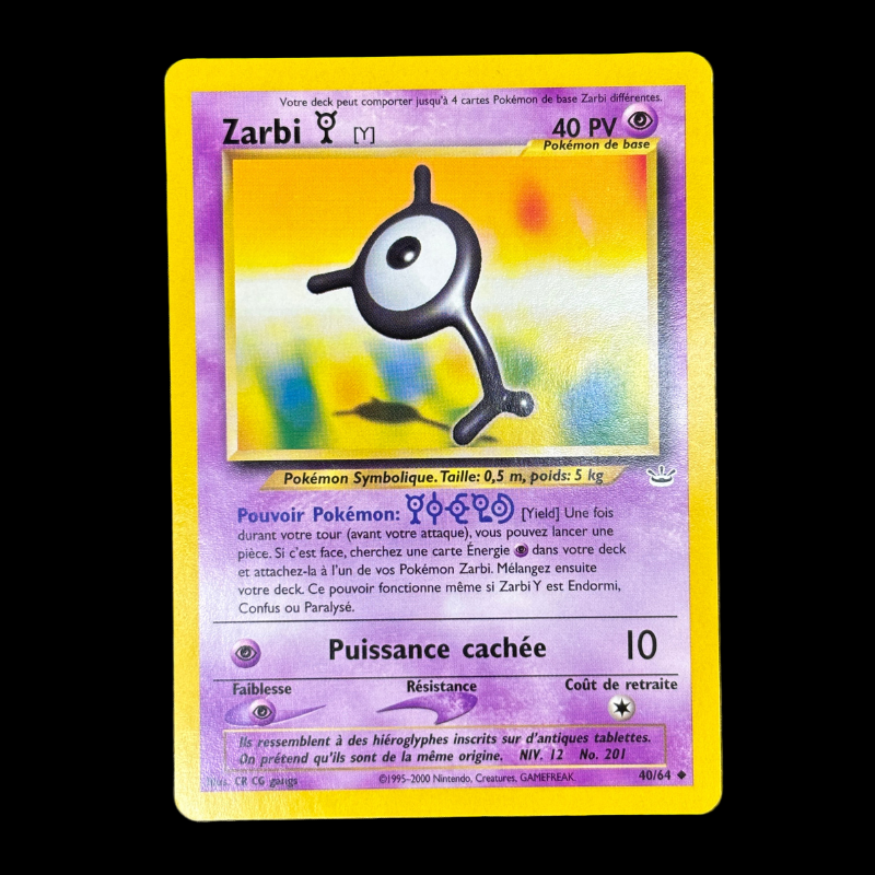 Zarbi Y 40/64 - Neo Revelation- NM