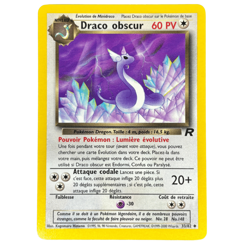 Draco obscur 33/82 - Team Rocket - NM