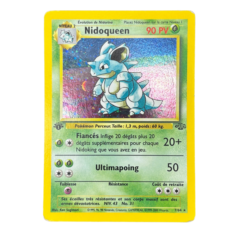 Nidoqueen 7/64 ED1 - Jungle - TBE+/EXC