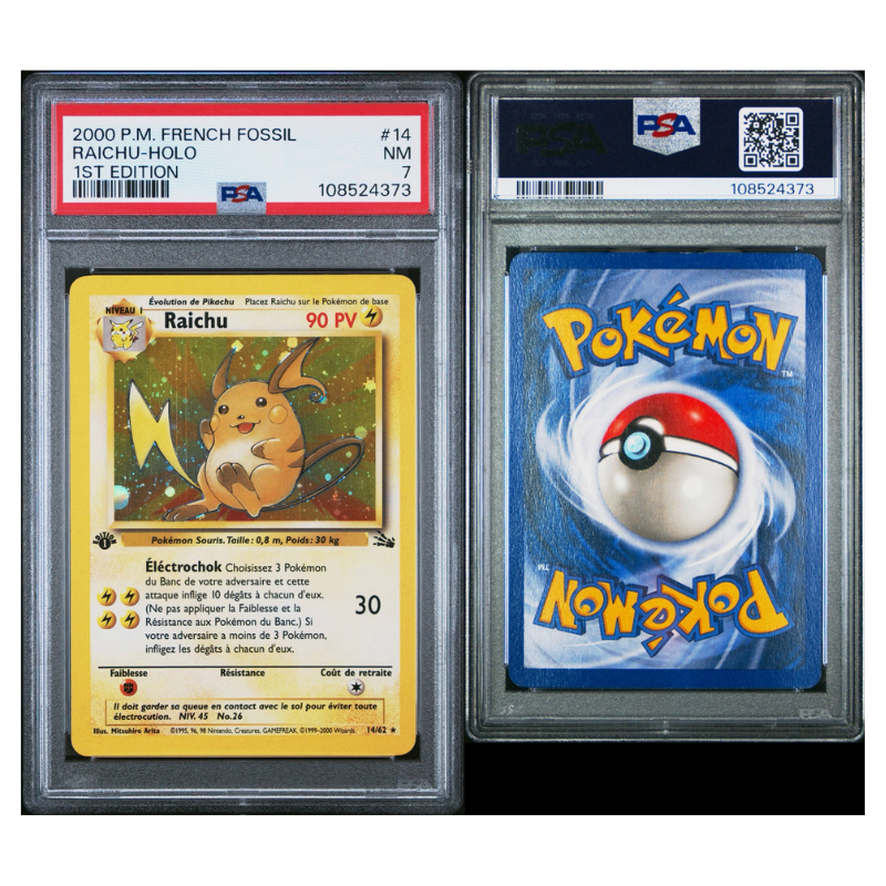 Raichu 14/62 ED1 - PSA 7
