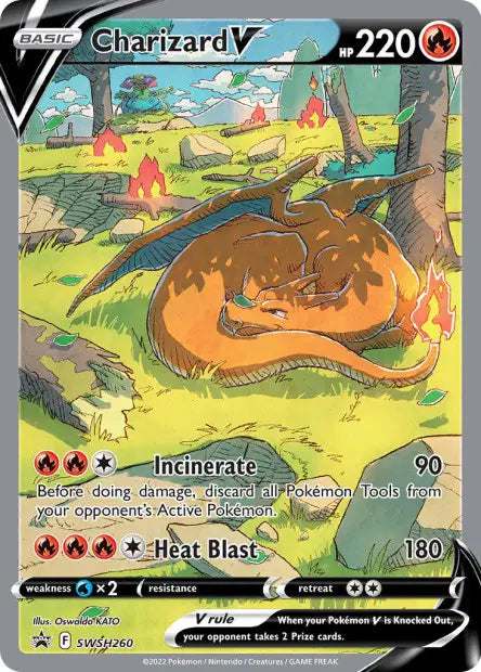 Charizard-V SWSH260 - Promo SWSH