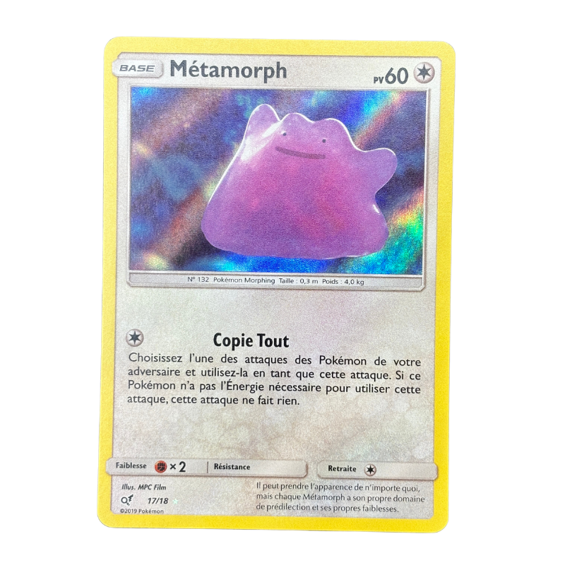 Métamorph 17/18 - Détective Pikachu - MINT