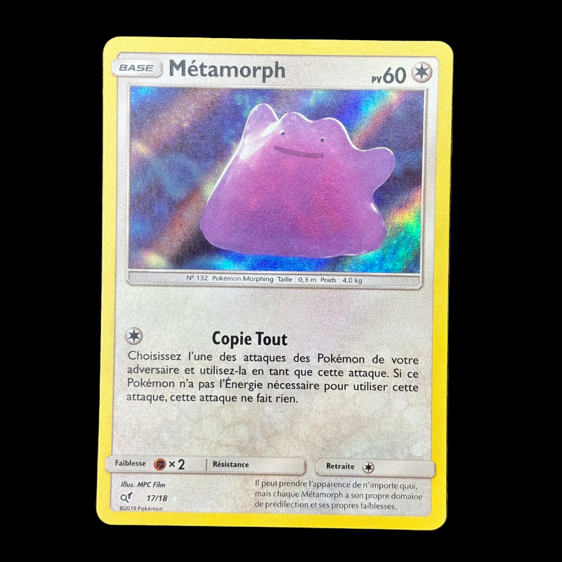 Métamorph 17/18 - Détective Pikachu - MINT