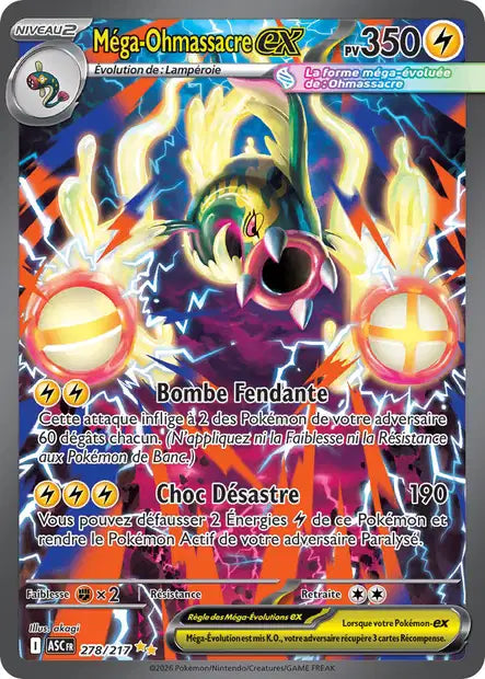 Méga-Ohmassacre ex 278/217 Héros Transcendants