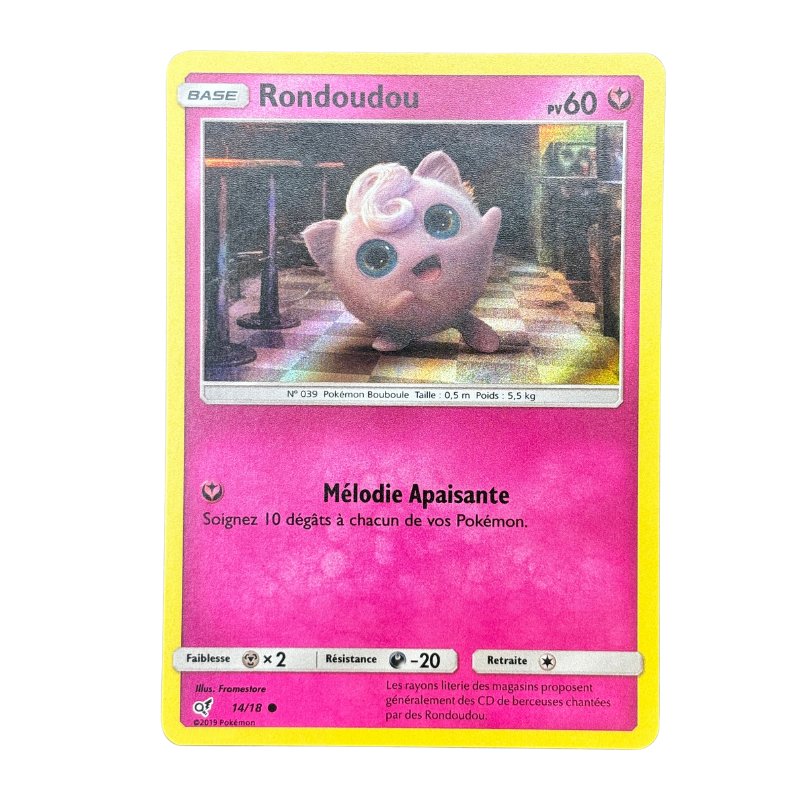Rondoudou 14/18 - Détective Pikachu -MINT