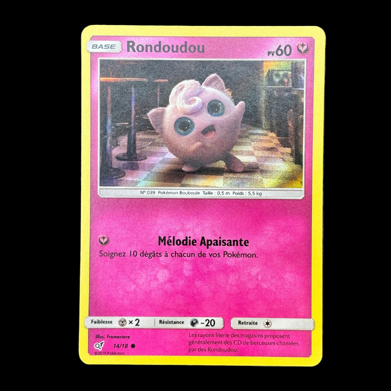 Rondoudou 14/18 - Détective Pikachu -MINT