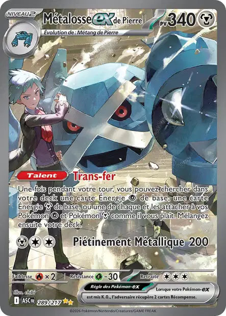 Métalosse ex de Pierre 289/217 Héros Transcendants