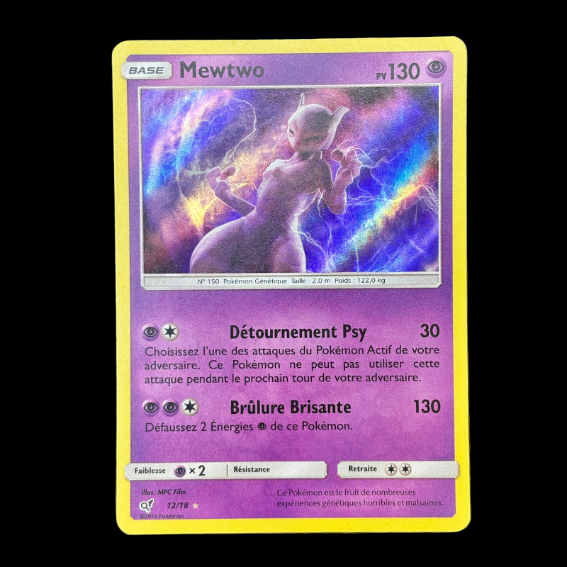 Mewtwo 12/18 - Détective Pikachu -MINT