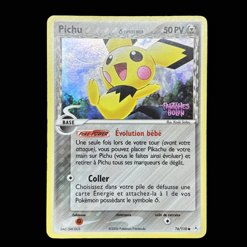 Pichu 76/110 - Fantômes Holon - EXC