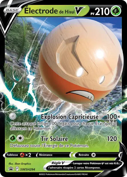 Electrode de Hisui-V SWSH294 - Promo SWSH