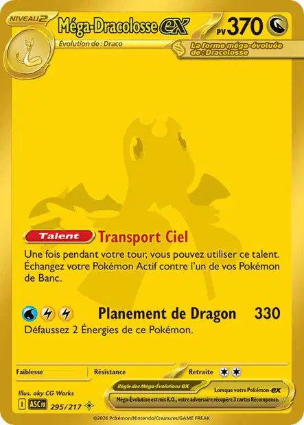 Méga-Dracolosse ex 295/217 Héros Transcendants