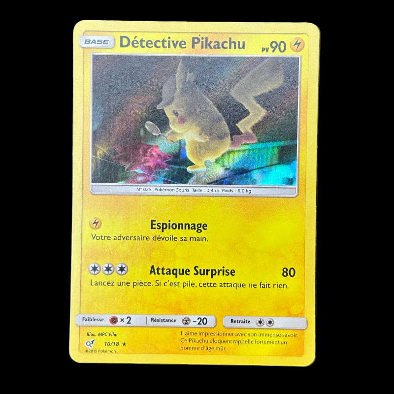 Détective Pikachu 10/18 - Détective Pikachu - MINT
