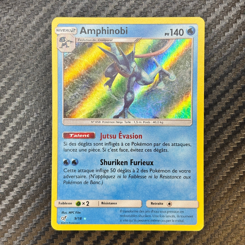 Amphinobi 9/18 - Détective Pikachu - MINT