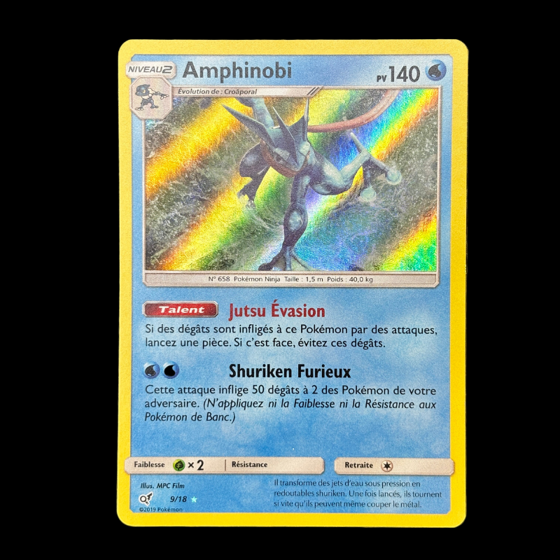 Amphinobi 9/18 - Détective Pikachu - MINT