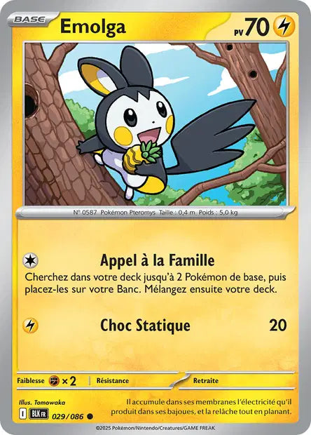 Emolga 029/086 Foudre Noire – Masterball