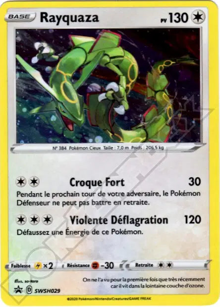 Rayquaza SWSH029 - Promo SWSH