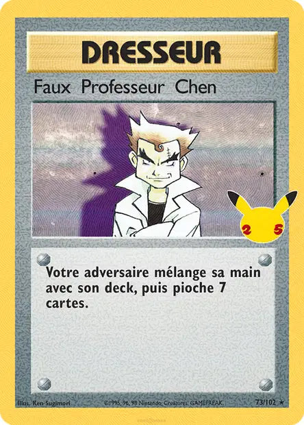 Faux Professeur Chen 73/102 - Célébrations